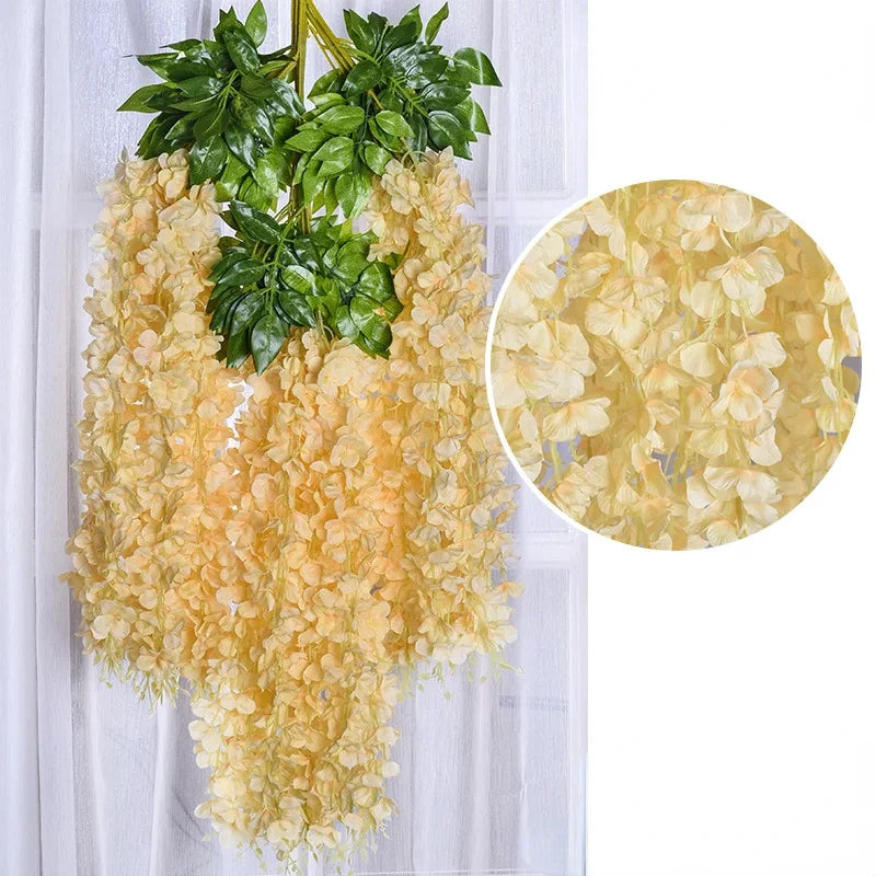 12pcs Artificial Wisteria Flowers