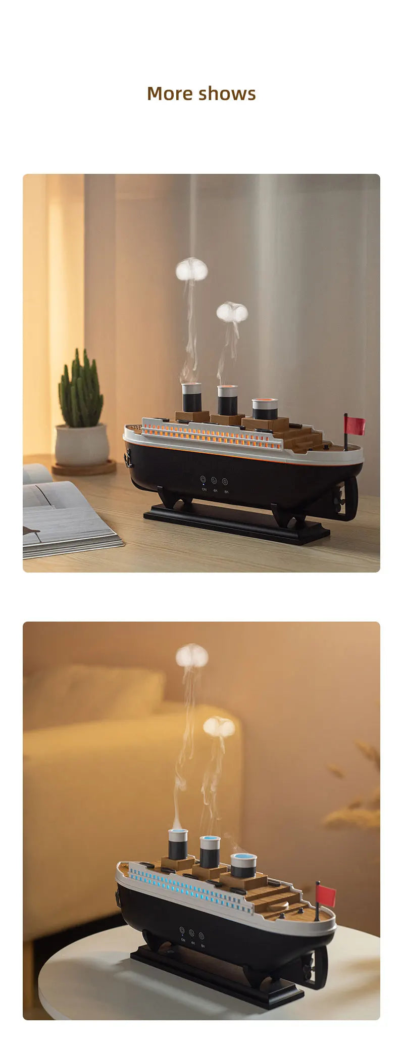 Train/Cannon Essential Oil Aroma Diffuser