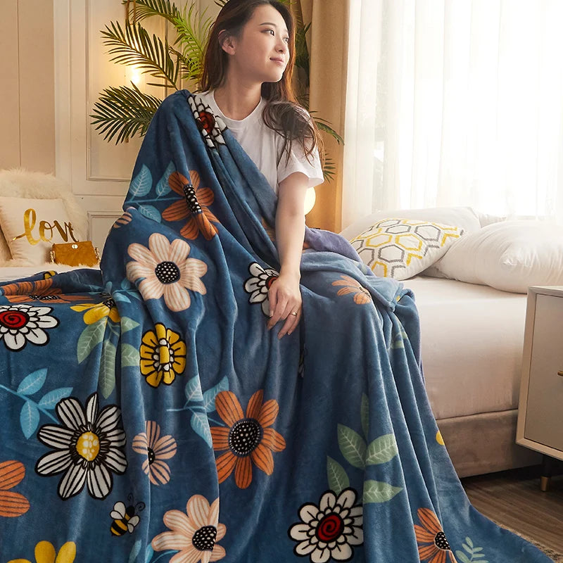 Soft Flower Blanket