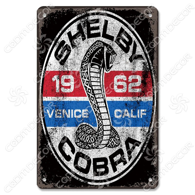 Vintage Gas Station Metal Signs