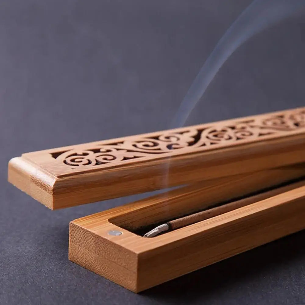 Natural Bamboo Board Incense Holder