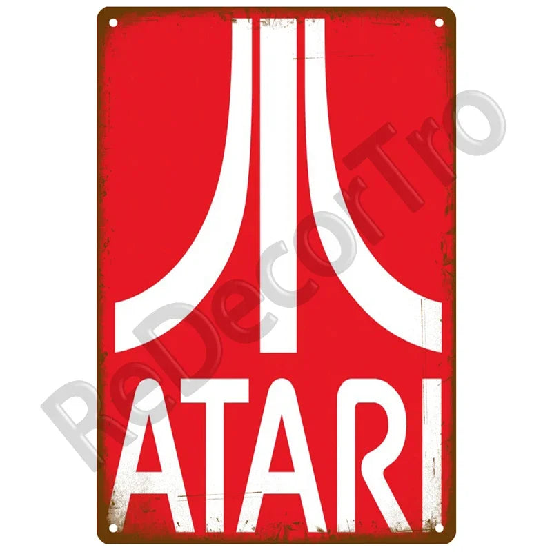 Vintage Game Metal Signs