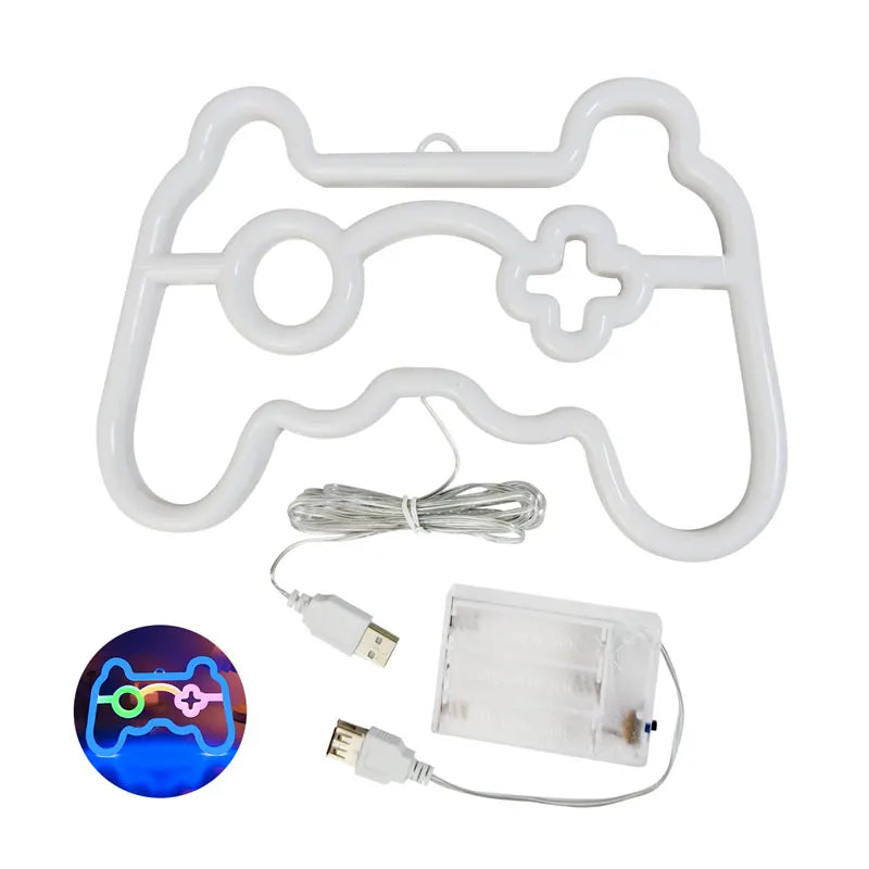 Neon Game Controller LED Sign