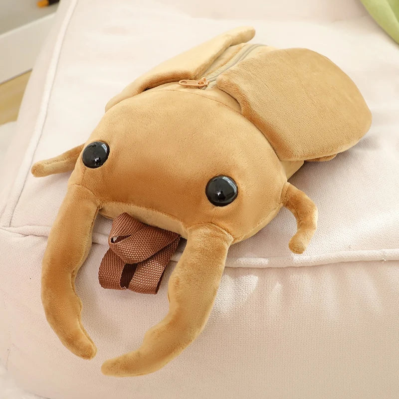 Plush Beetle Backpack