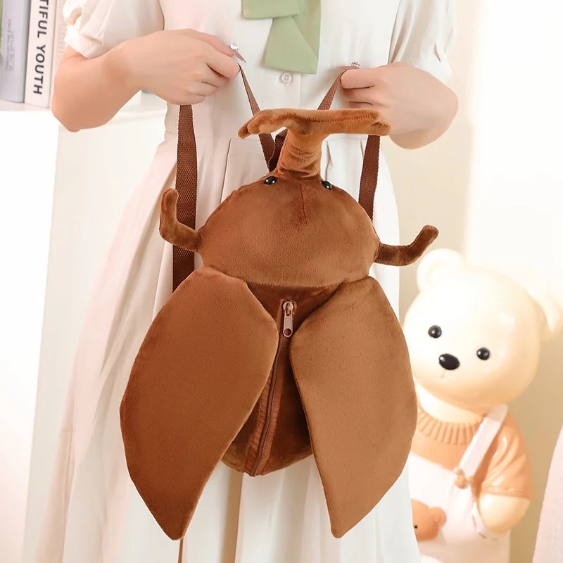 Plush Beetle Backpack