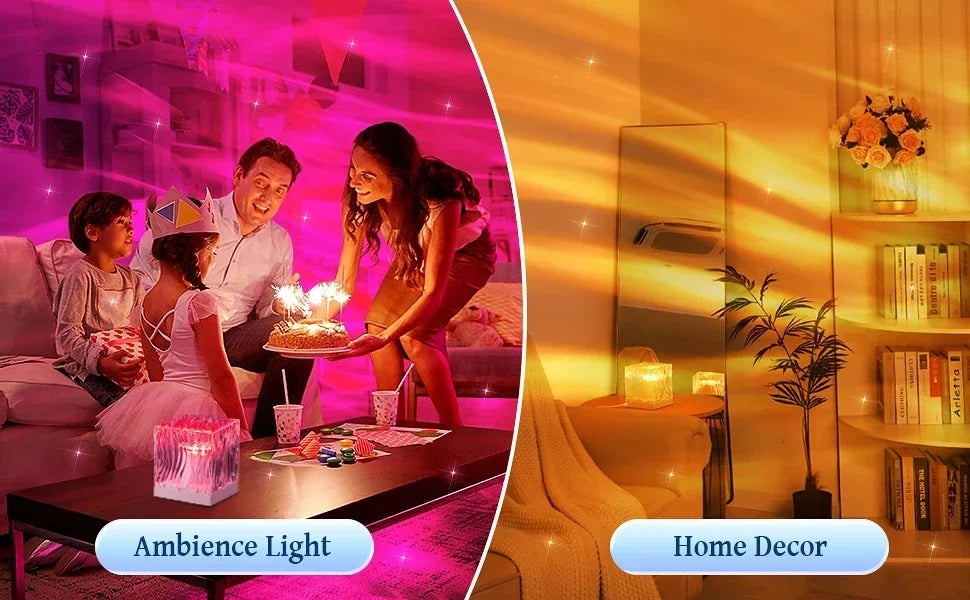 Northern Lights USB Rechargeable Water Ripple Projector