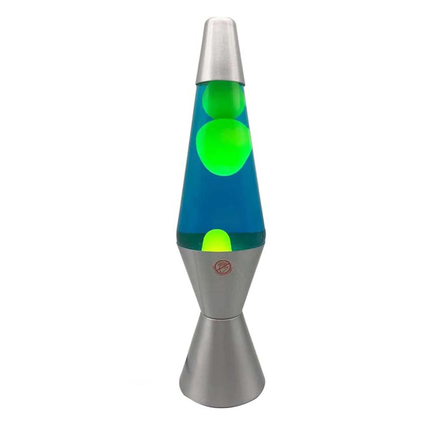 Lave Lamp with metallic base