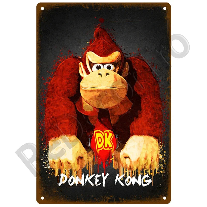 Vintage Game Metal Signs