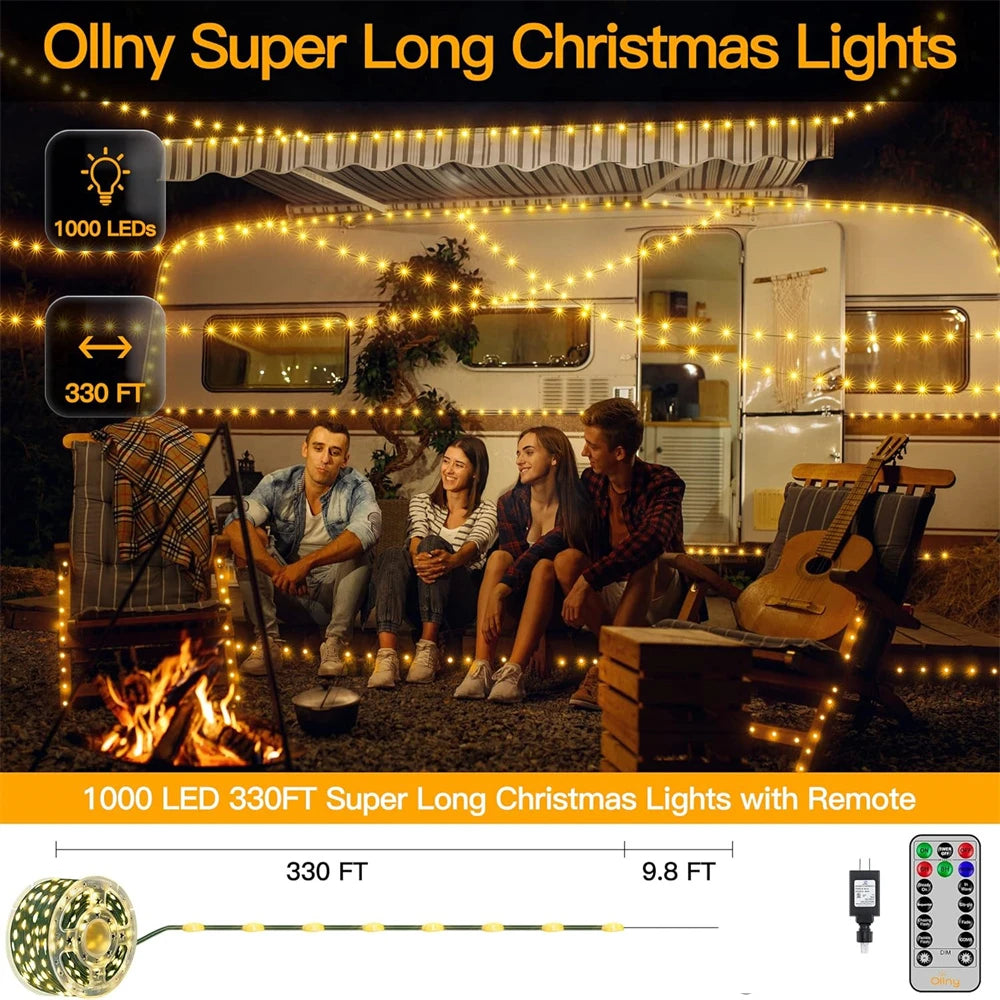 1000/500LED Fairy String Lights