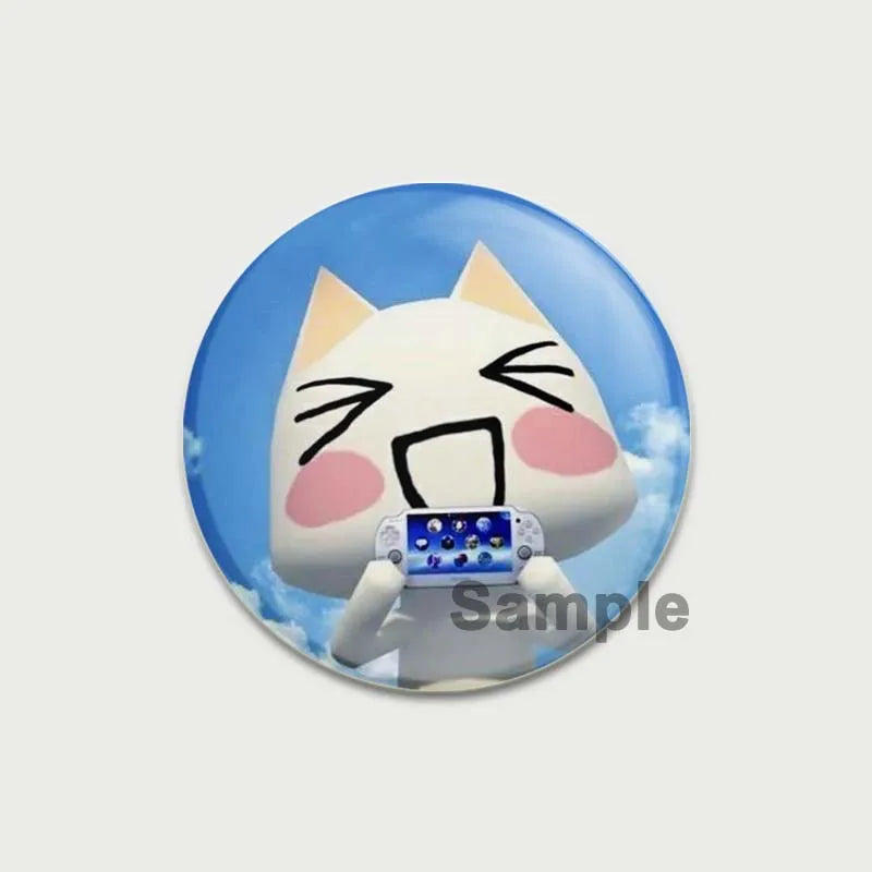 58/44/32MM Animal Crossing Cat Pins