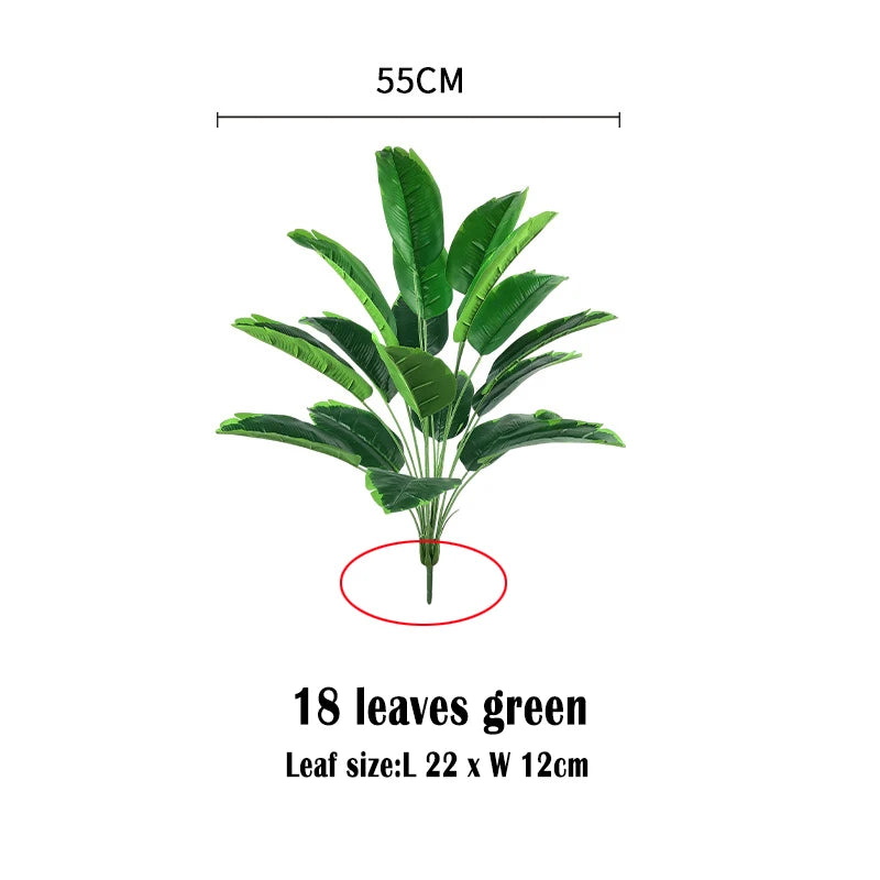 Large Artificial Tropical Palm Tree