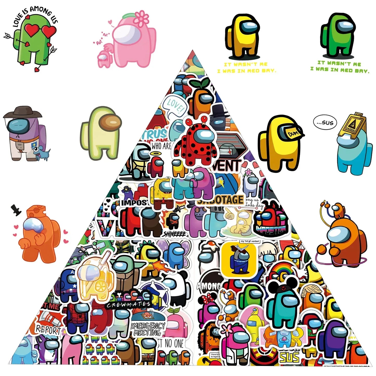 50Pcs Among Us Stickers