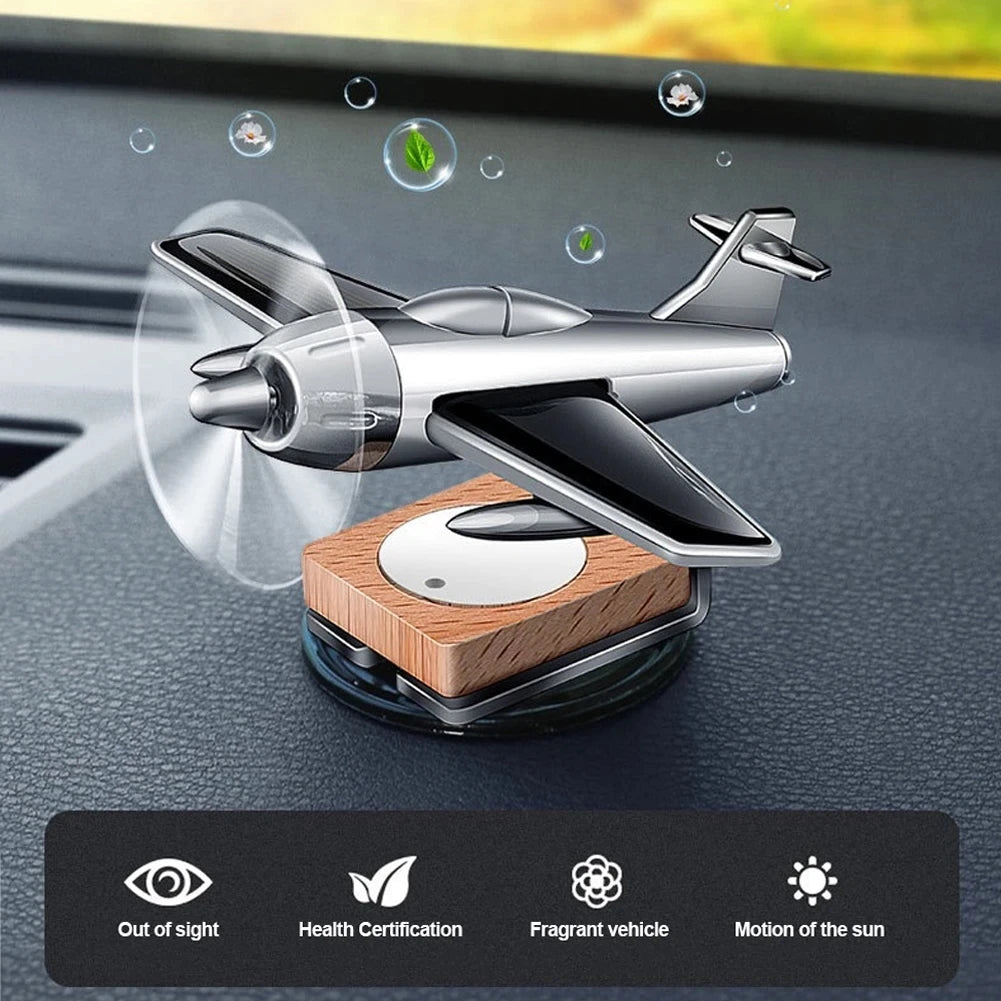 Essential Oil Diffuser Solar Airplane