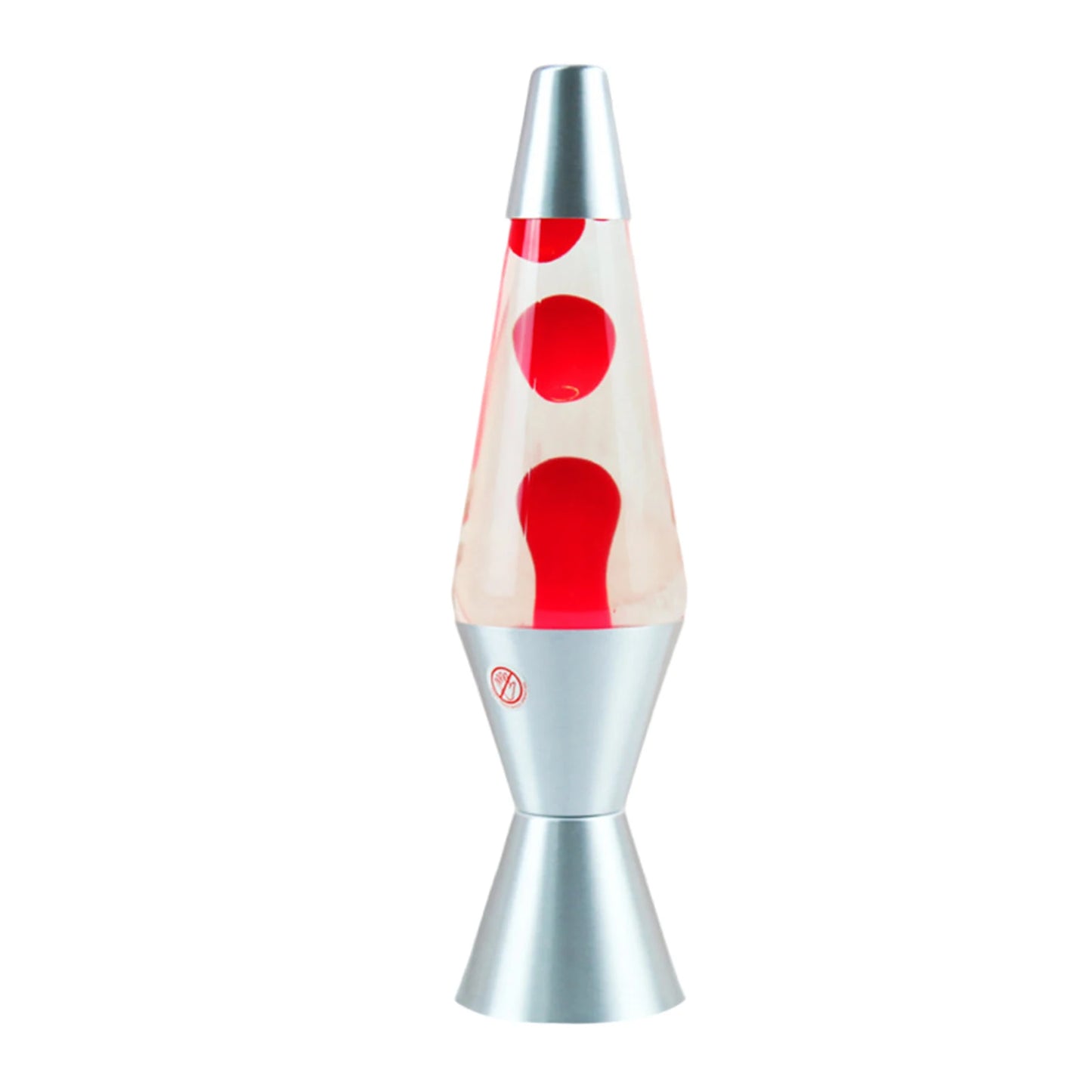Lave Lamp with metallic base