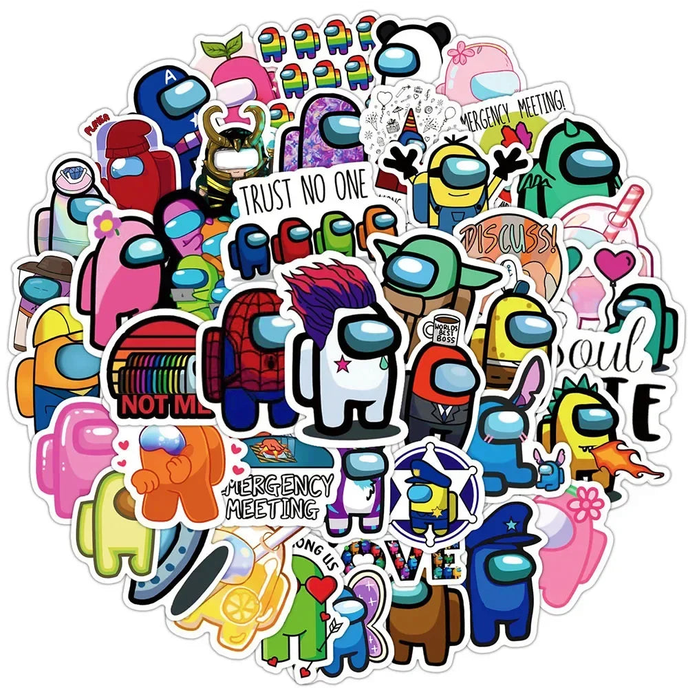 50Pcs Among Us Stickers