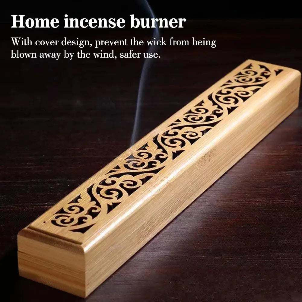 Natural Bamboo Board Incense Holder