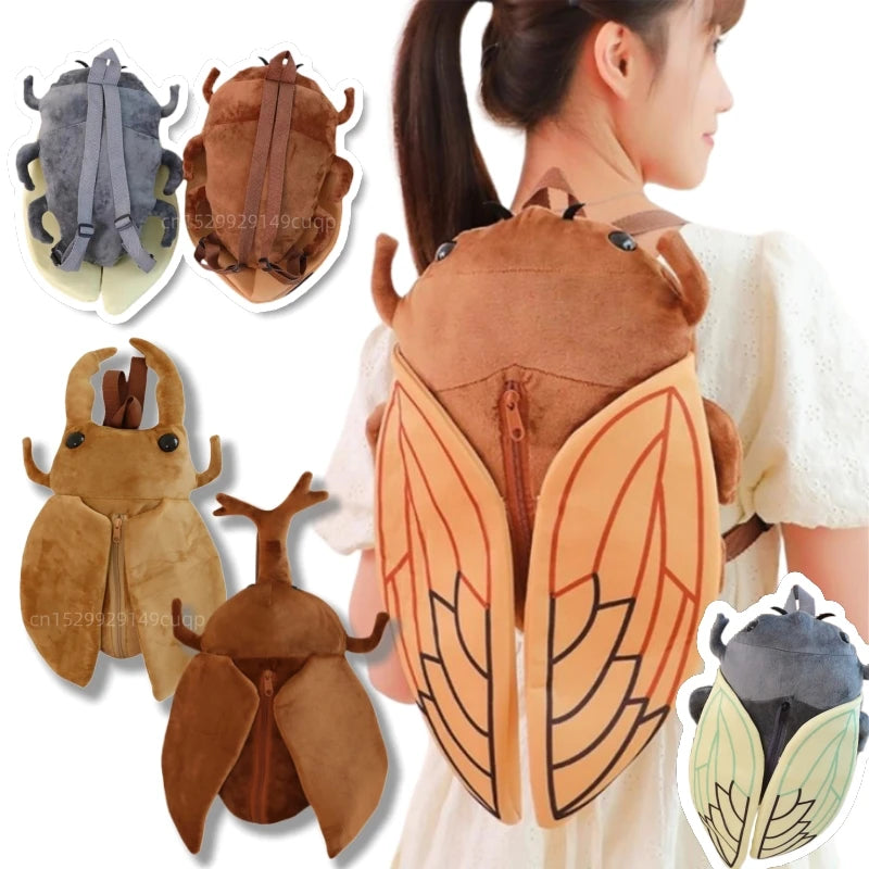 Plush Beetle Backpack