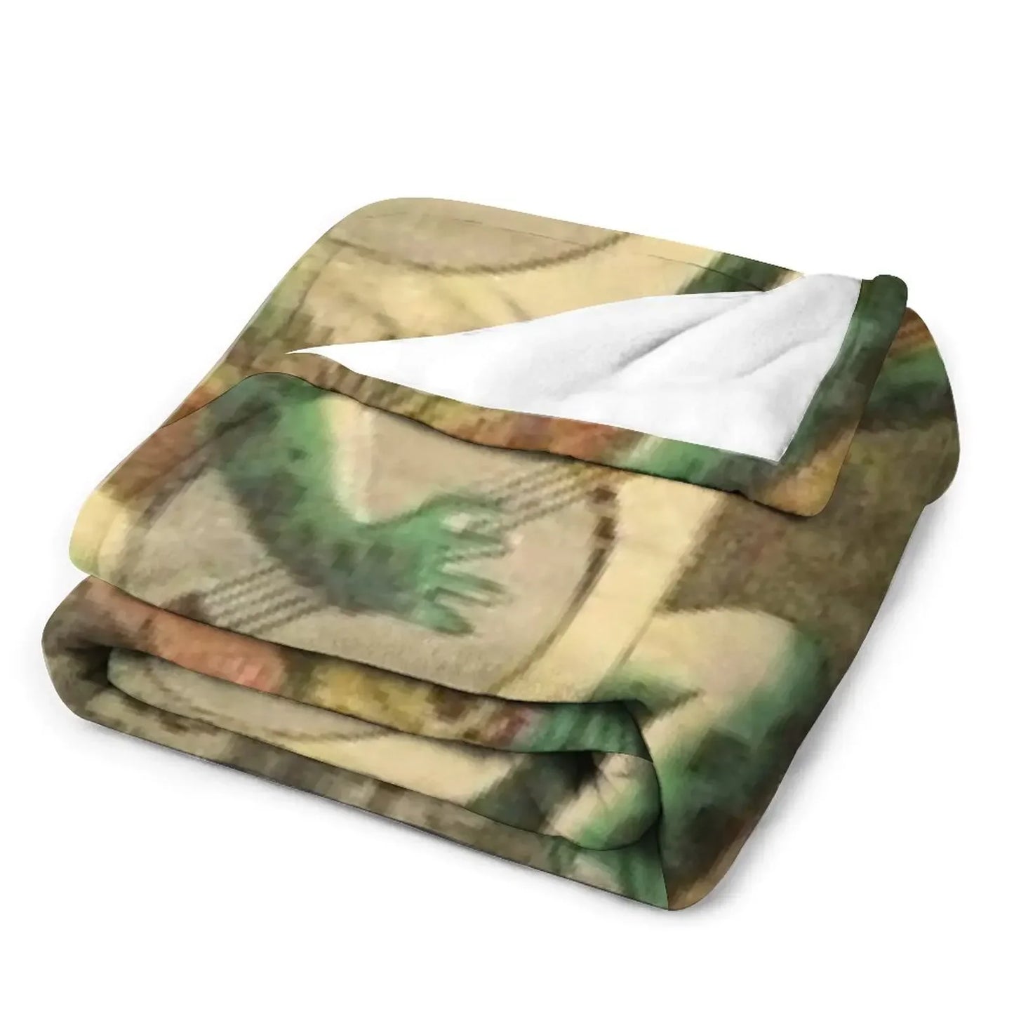 Vintage Whimsical Frog Blanket