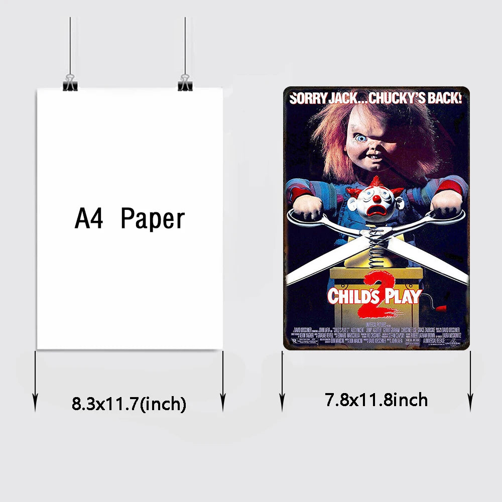 Popular Movie Metal Signs