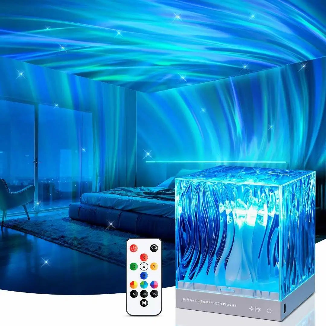 Northern Lights USB Rechargeable Water Ripple Projector