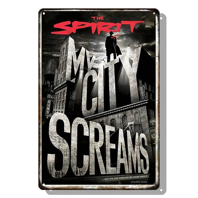 Popular Movie Metal Signs