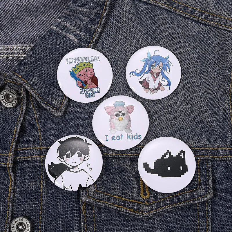 Meme Culture Tinplate Pins
