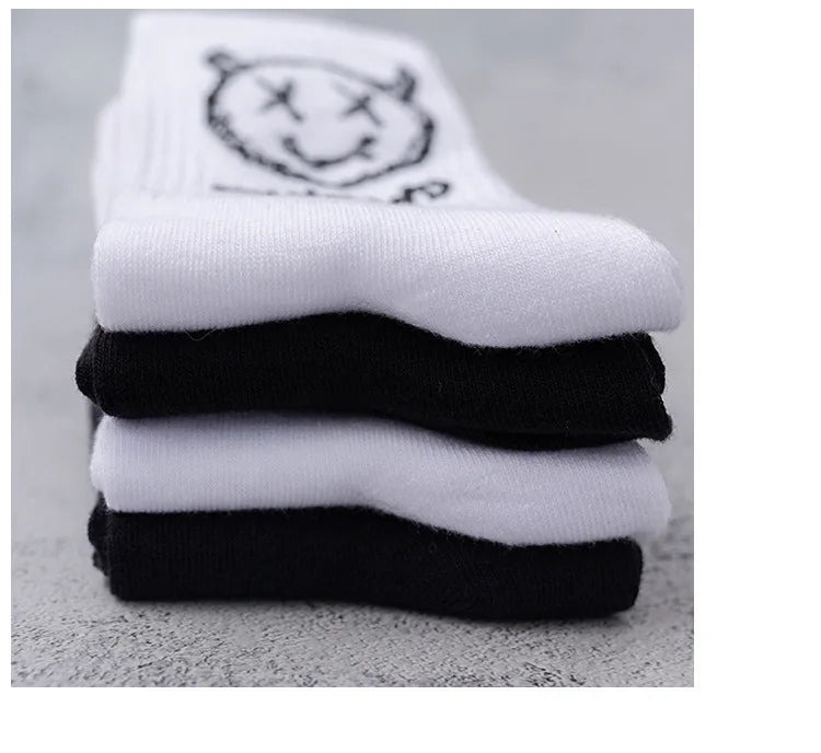 Black/White Graffiti Style Socks
