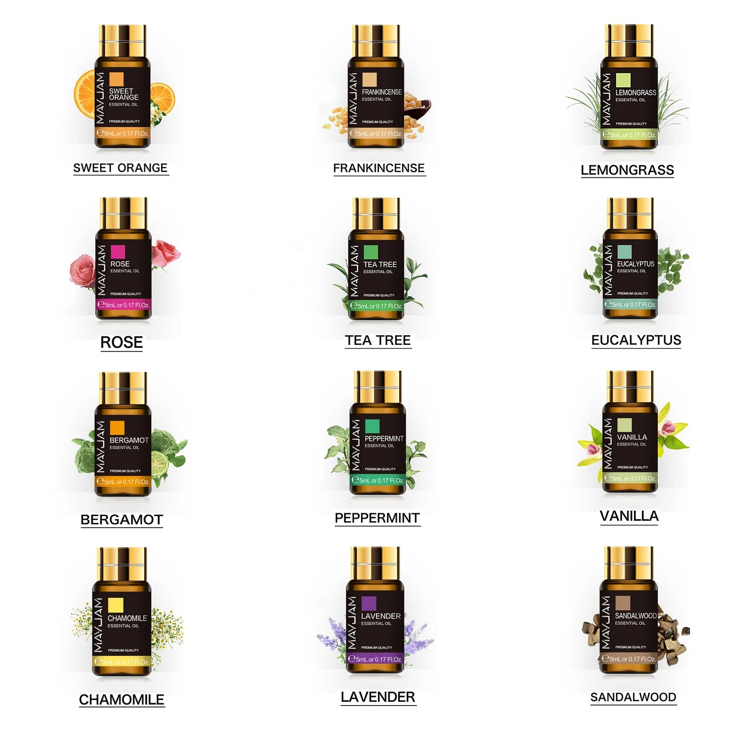 Pure Natural Essential Oils Kit 20pcs