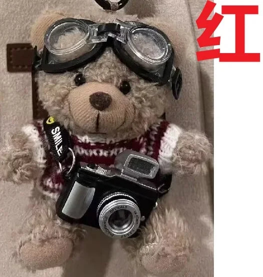Pilot Bear Keychain
