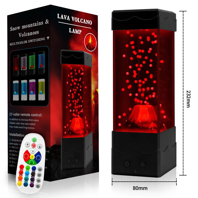 LED Lava Volcano Light