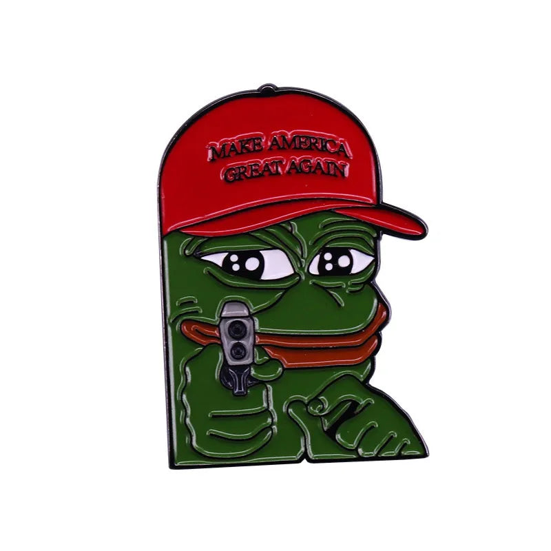 Funny Frog Pin/Keychain