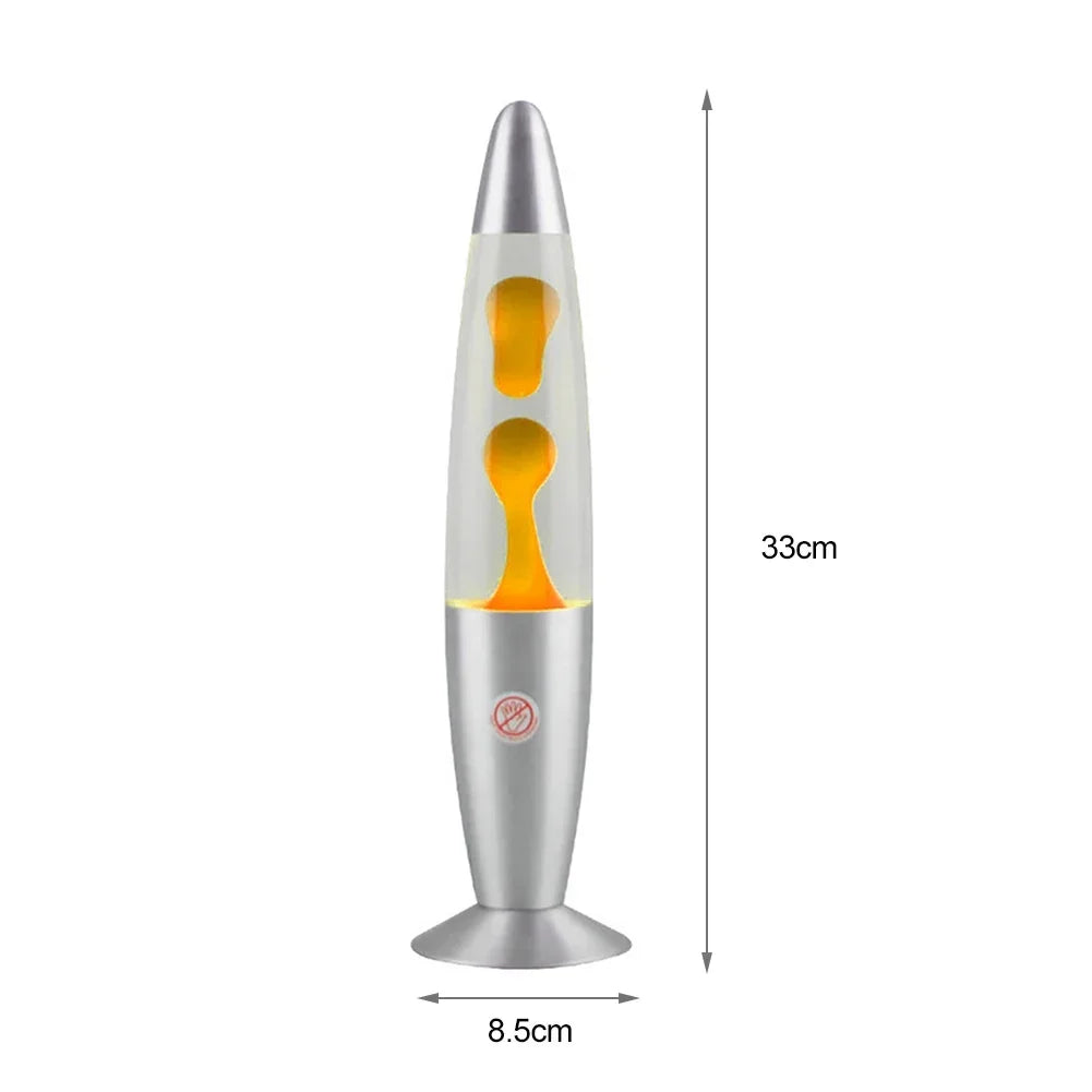 LED Volcano Lava Lamp Aluminum