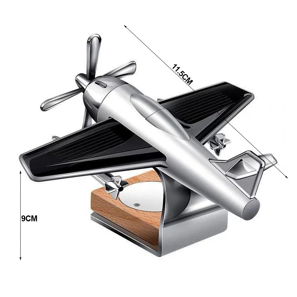 Essential Oil Diffuser Solar Airplane
