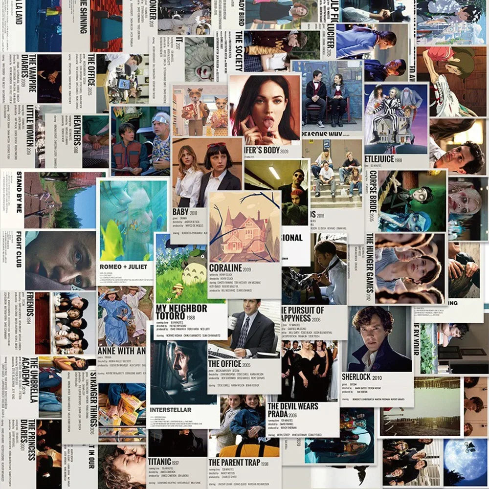 Movie Poster Stickers (64pcs)