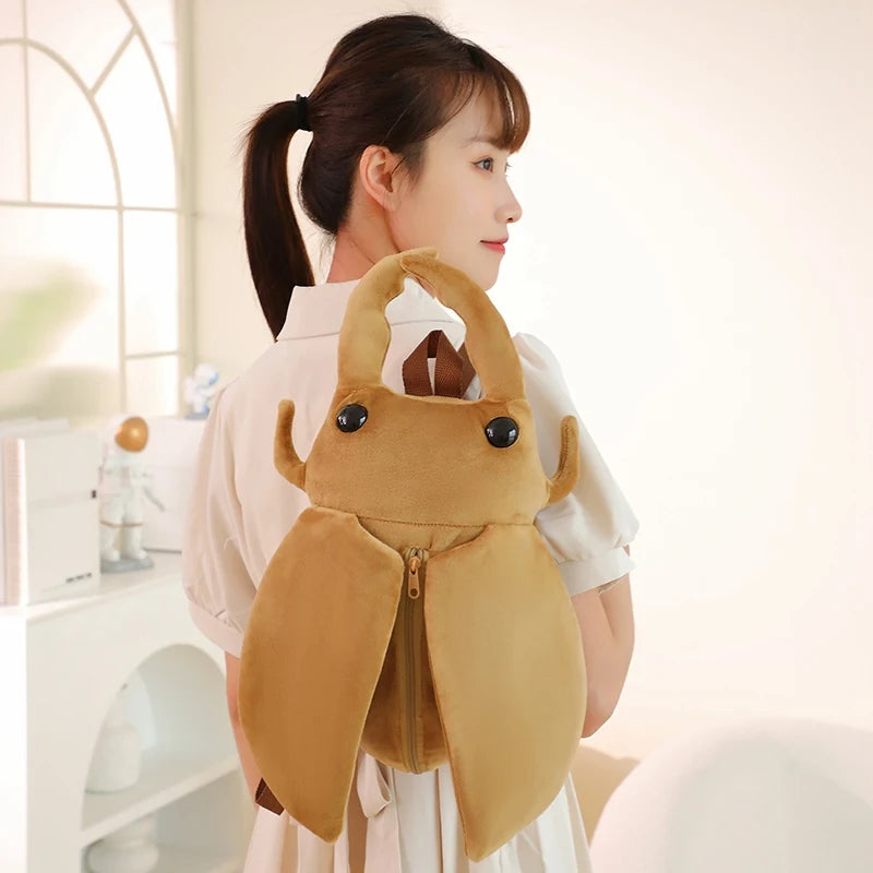 Plush Beetle Backpack