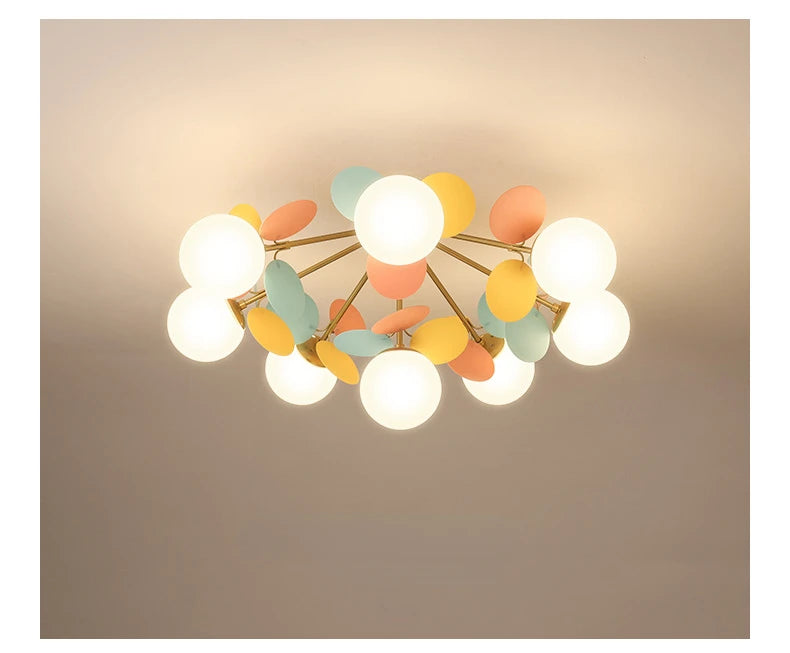 Modern Glass Ball Chandelier