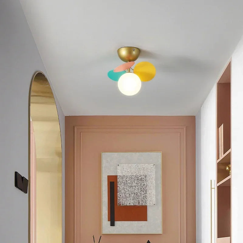 Modern Glass Ball Chandelier