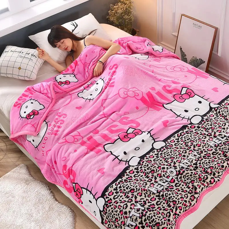 Hello Kitty Plush Blanket