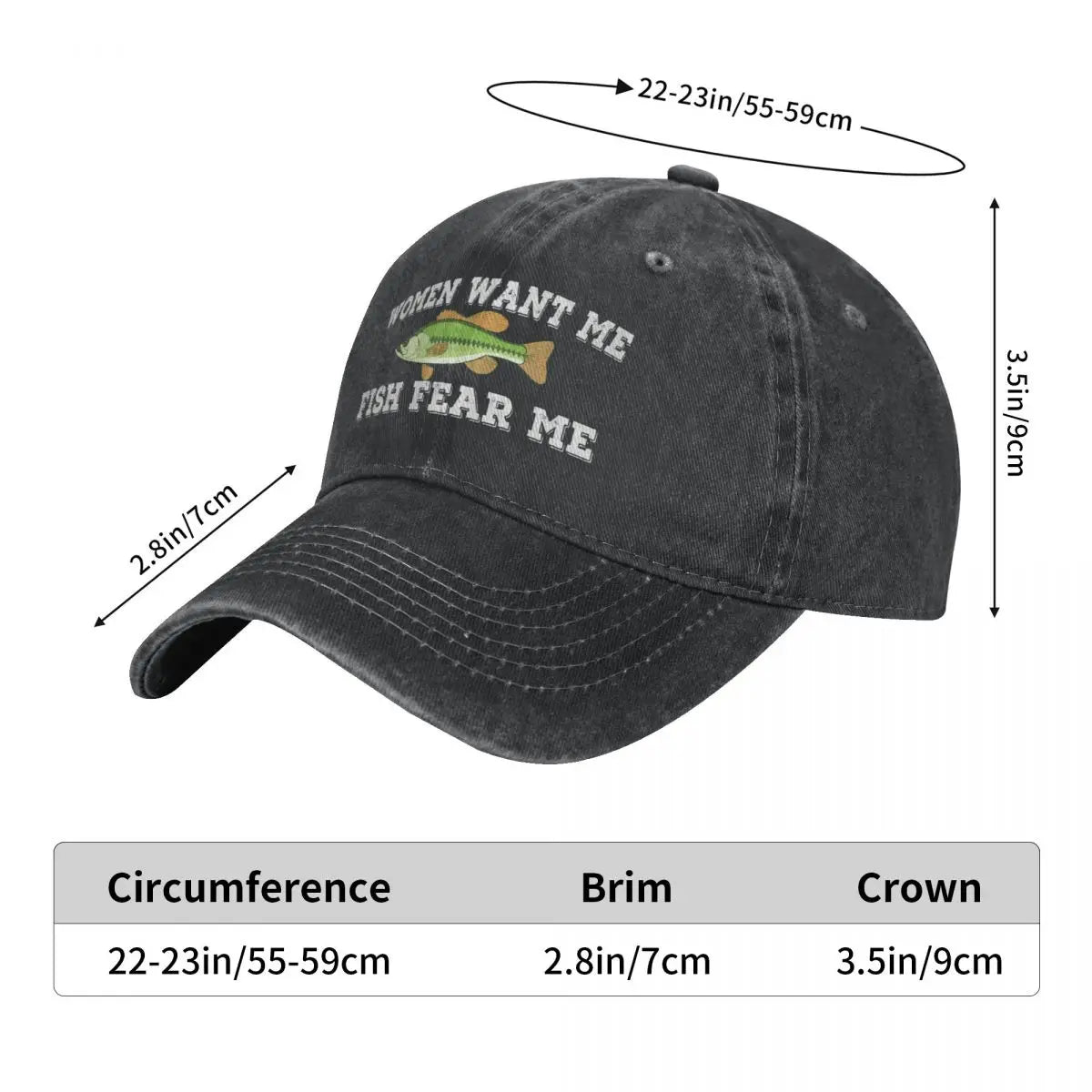 Women Want Me Fish Fear Hat