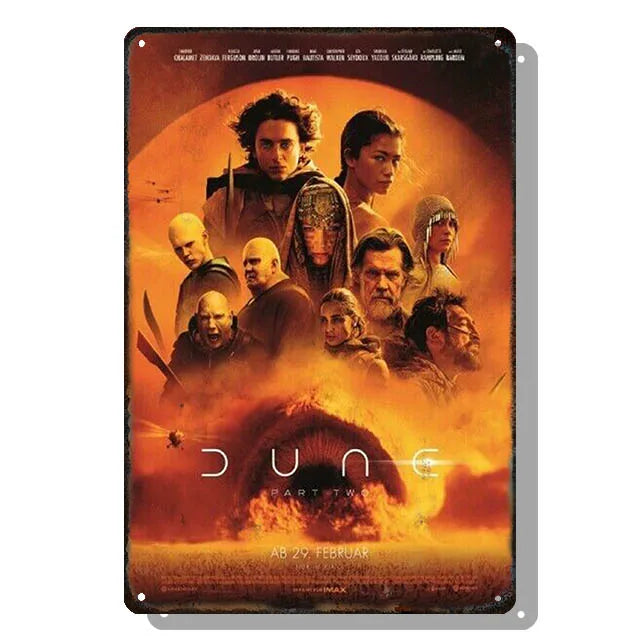 Popular Movie Metal Signs