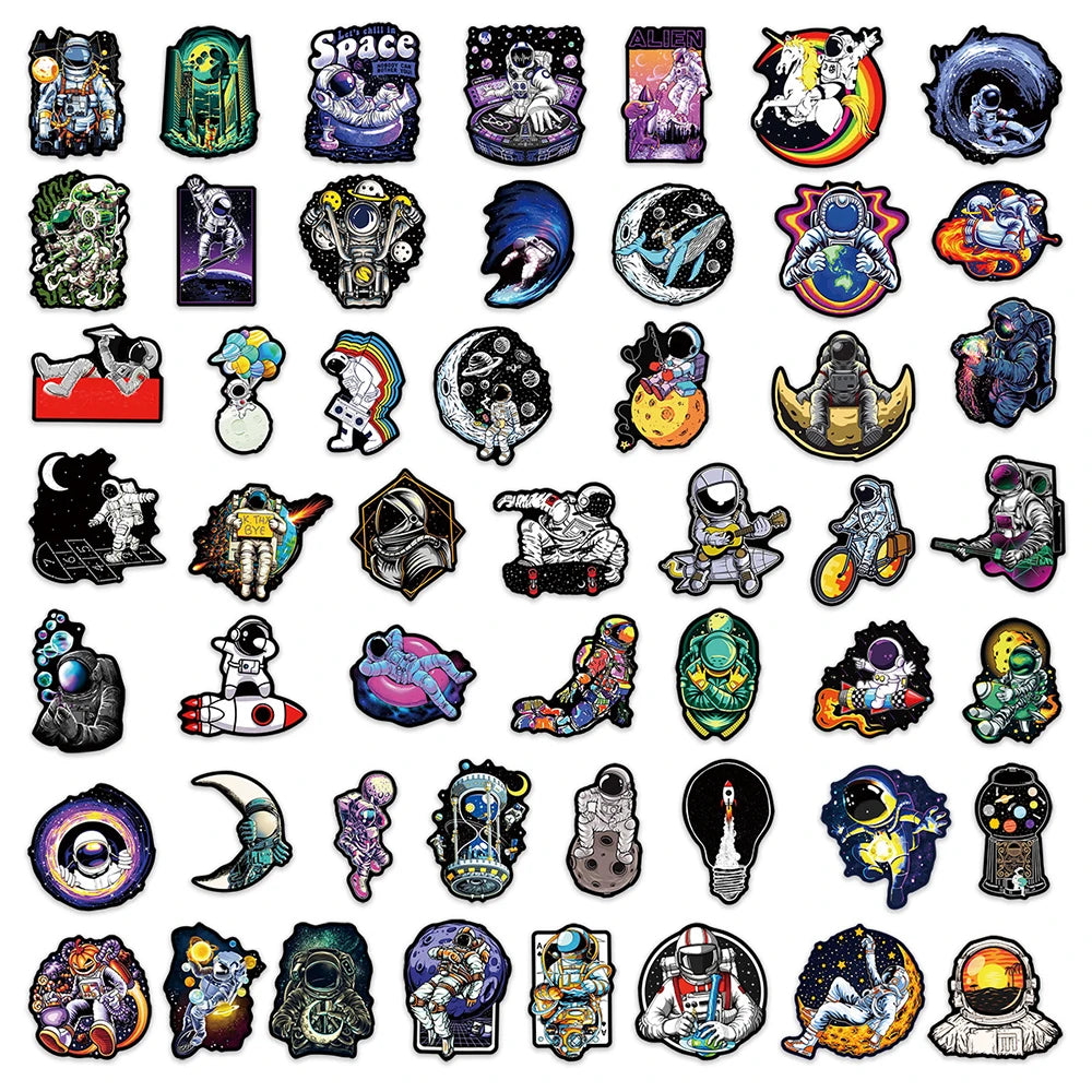10/30/50PCS Outer Space Stickers