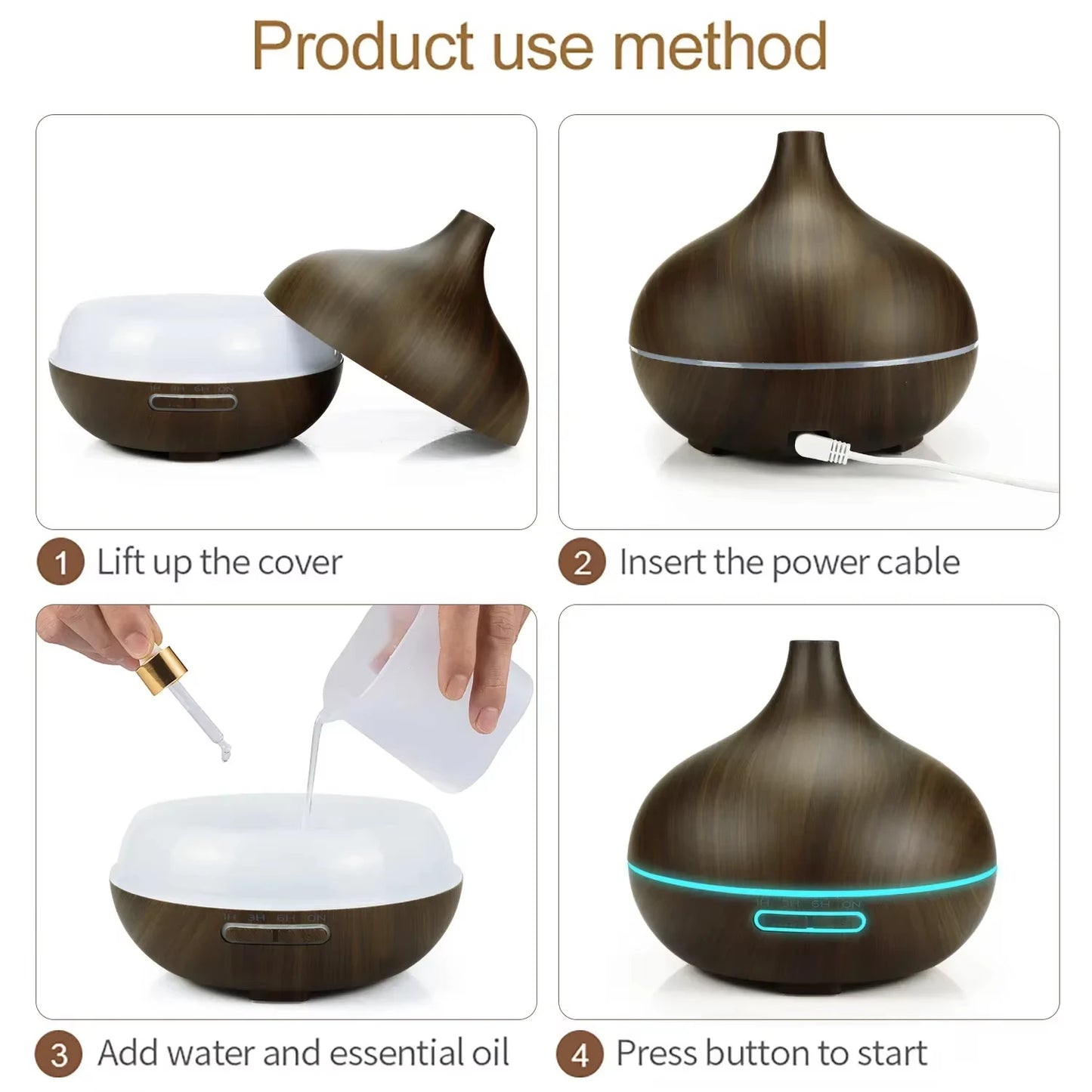 Essential Oil Diffuser 500ml
