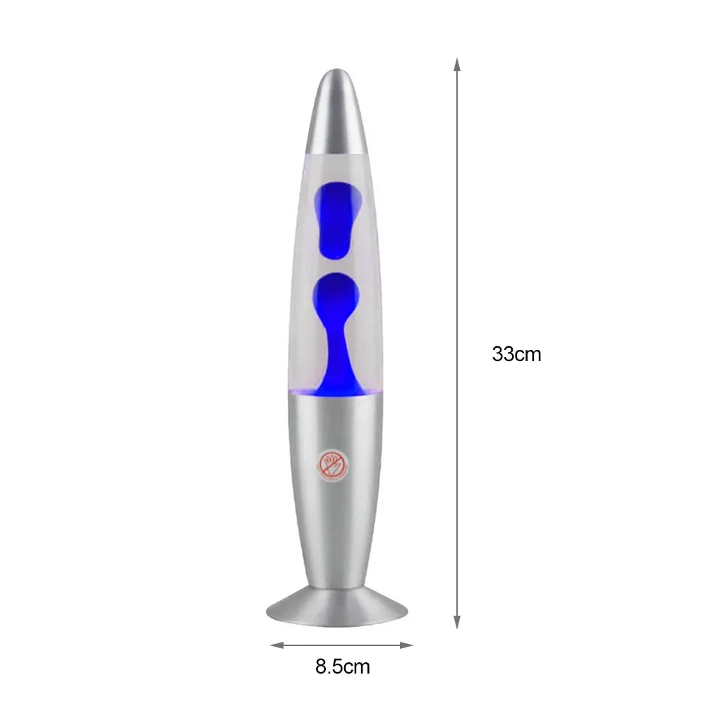 LED Volcano Lava Lamp Aluminum