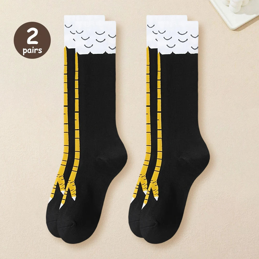 Chicken Leg Thigh High Socks
