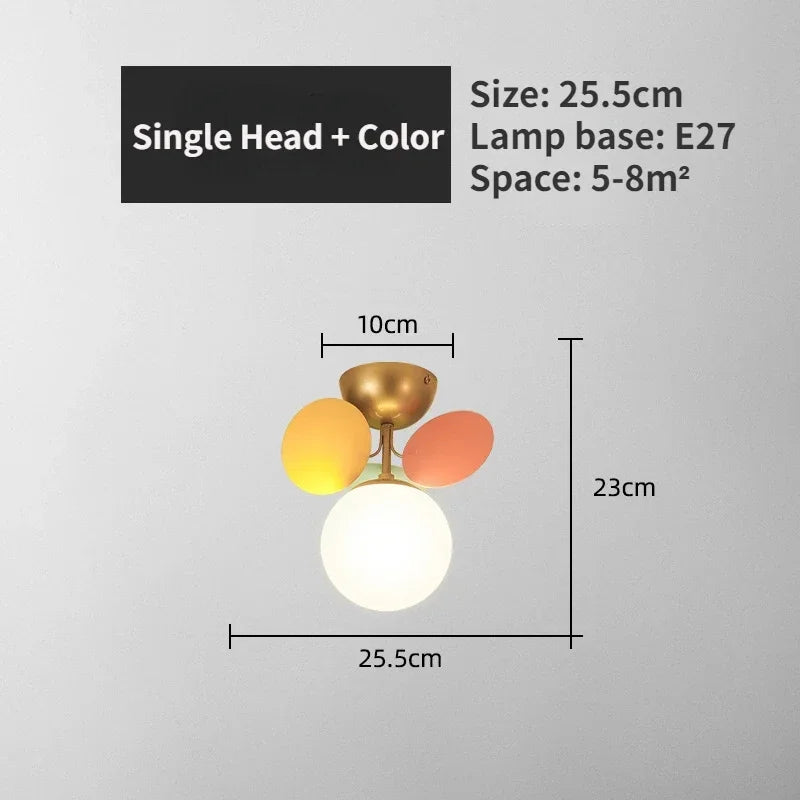 Modern Glass Ball Chandelier