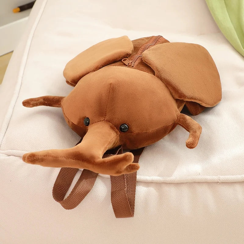 Plush Beetle Backpack