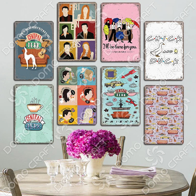 "Friends" Metal Signs