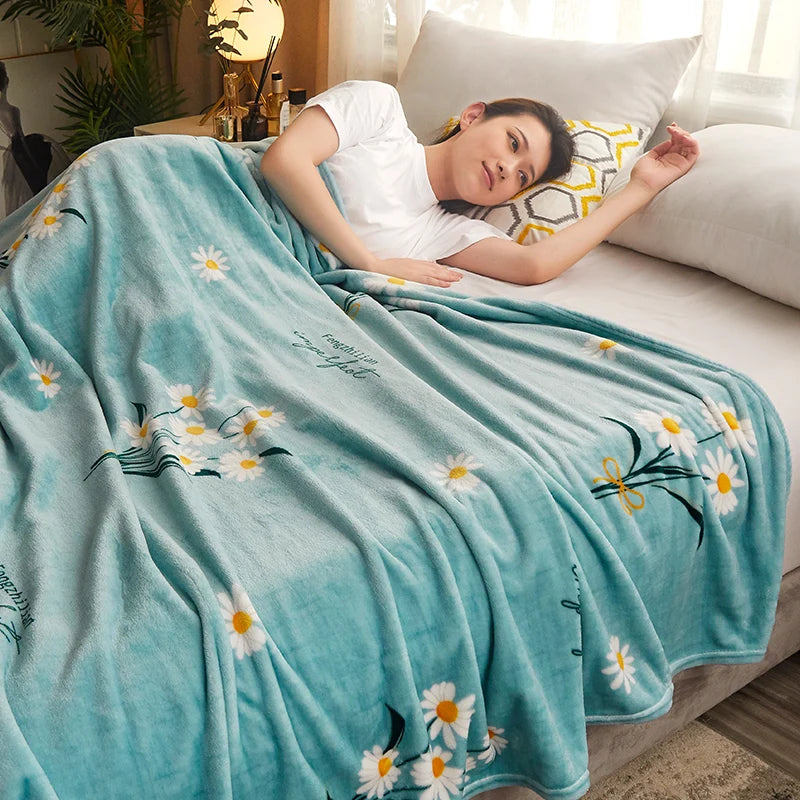 Soft Flower Blanket