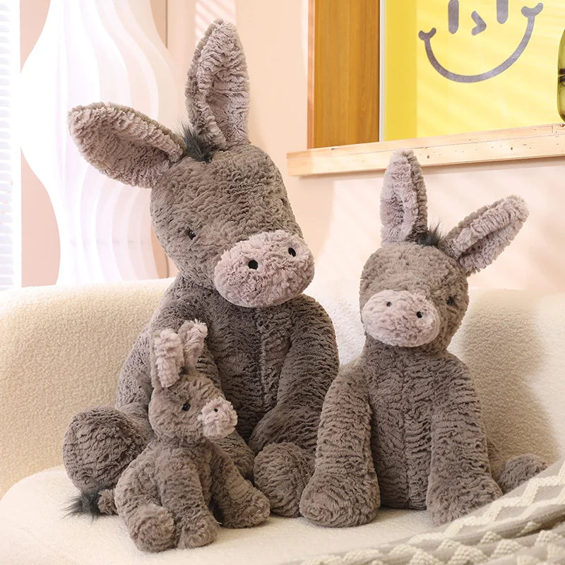 Grey Donkey Plushie
