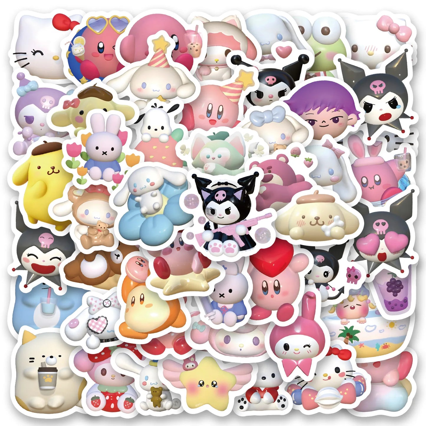 100/200/300Pcs Sanrio Hello Kitty Stickers